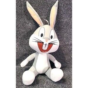 Bugs Bunny Toy Factory plush Stuffed Animal 2021 Looney Tunes Sitting